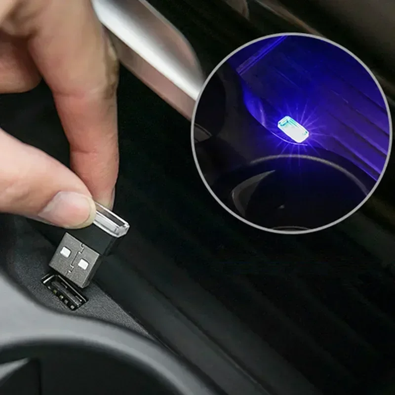 Car Accessories Quick Delivery - Auto-interieur USB-omgevingslichtaccessoires Snelle levering Decoratieve plug-in