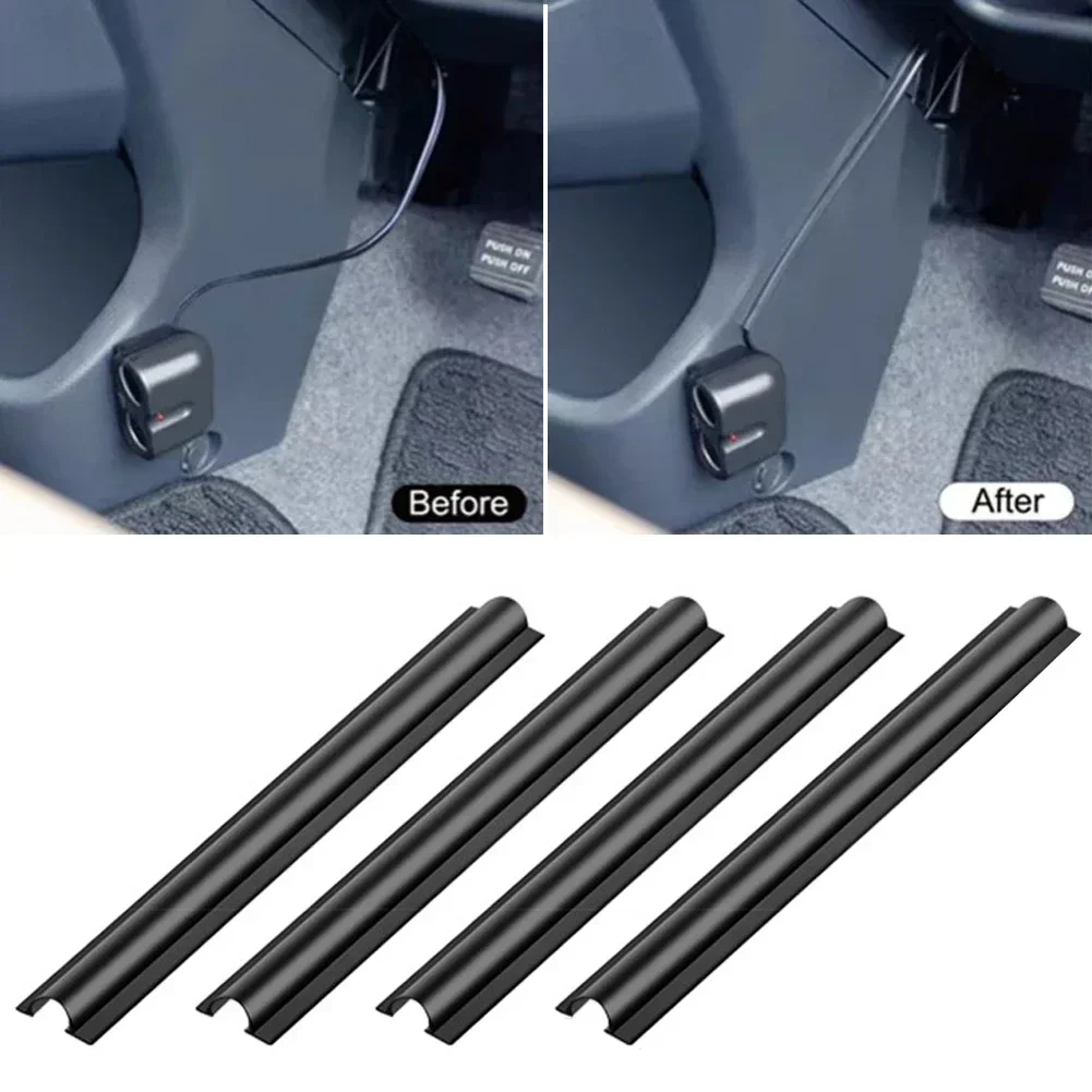 Car Cable Organizer - 4/8 stuks auto-interieur kabellijnhoes verborgen beschermer