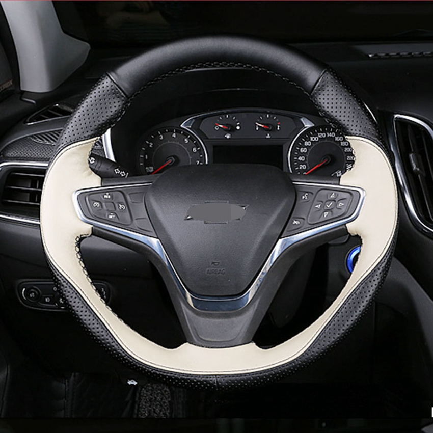 Car Accessories Xl6 - Diy Echt Leer Auto Stuurhoes Voor