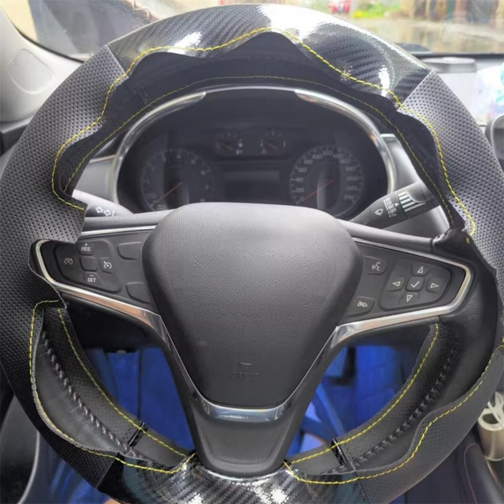 Car Accessories Xl6 - Diy Auto Stuurwiel Vlecht Cover Aangepast