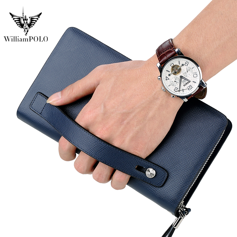 WILLIAMPOLO Luxe lederen clutc - Car Accessories Gifts For Men recensie en prijs