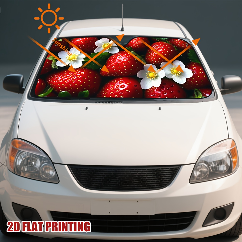 1 stuk aardbeien en bloesems a - Car Accessories You Must Have recensie en prijs