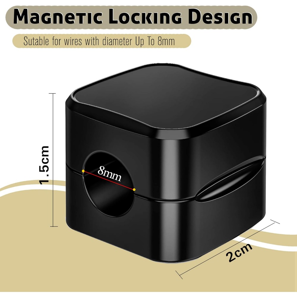 Magnetische kabelclips voor sn - Car Cable Organizer recensie en prijs