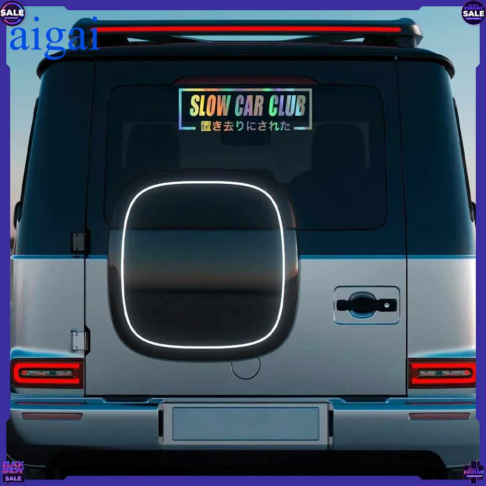 Slow Car Club Slogan Auto Raam - Car Accessories Banner recensie en prijs