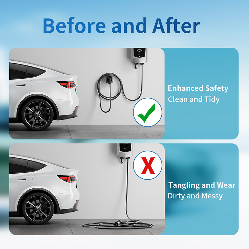 EV-laadkabelhouder voor Type 1 - Car Cable Organizer recensie en prijs