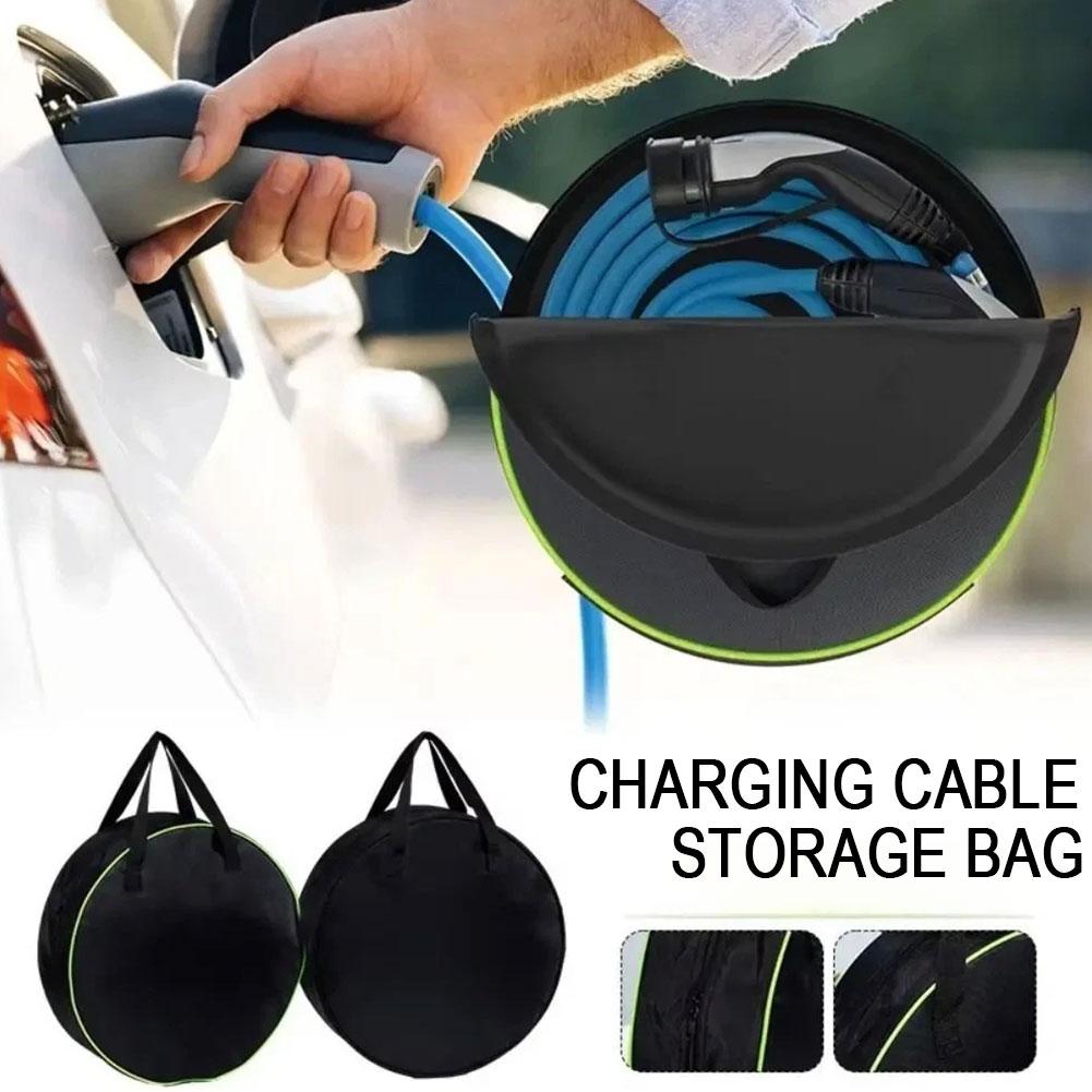 Duurzame ronde opbergtas voor  - Car Cable Organizer recensie en prijs