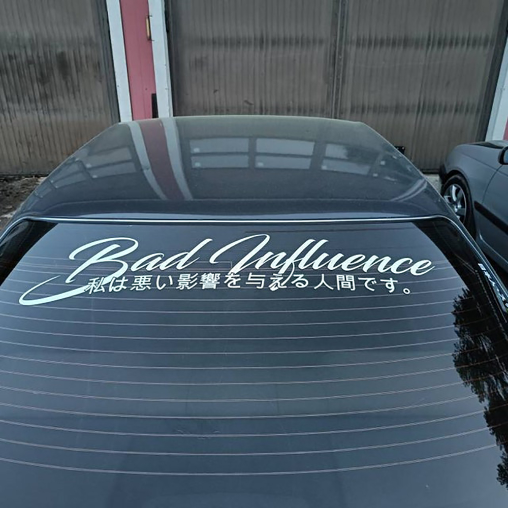 Slechte invloed in Japanse sti - Car Accessories Banner recensie en prijs