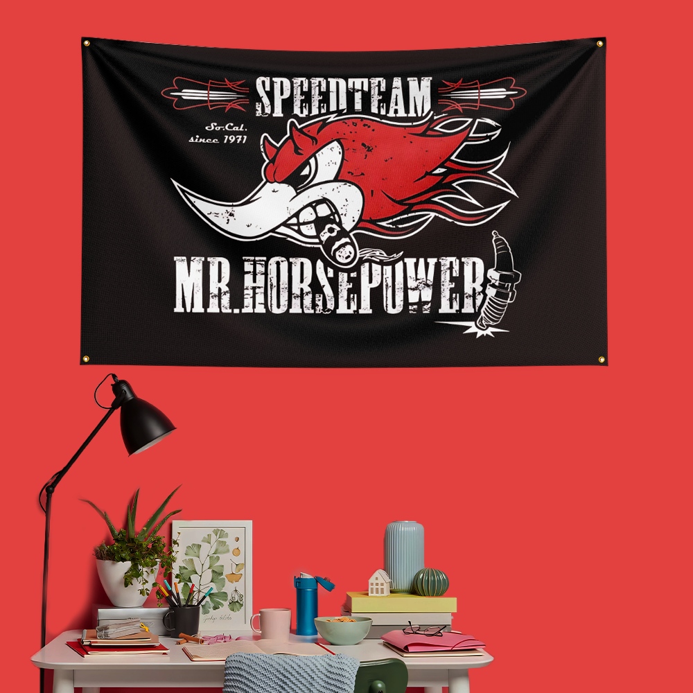 Mr.horse-power Auto Racing Vla - Car Accessories Banner recensie en prijs